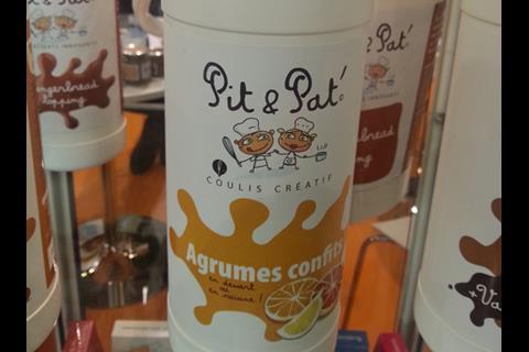 Pit & Pat makes clever coulis in biscuit, candy and fruit flavours